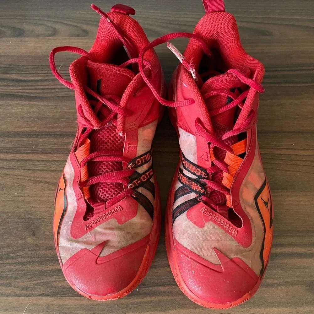 Nike Jordan One Take 3 Youth Basketball Shoes Size 6.5Y Red